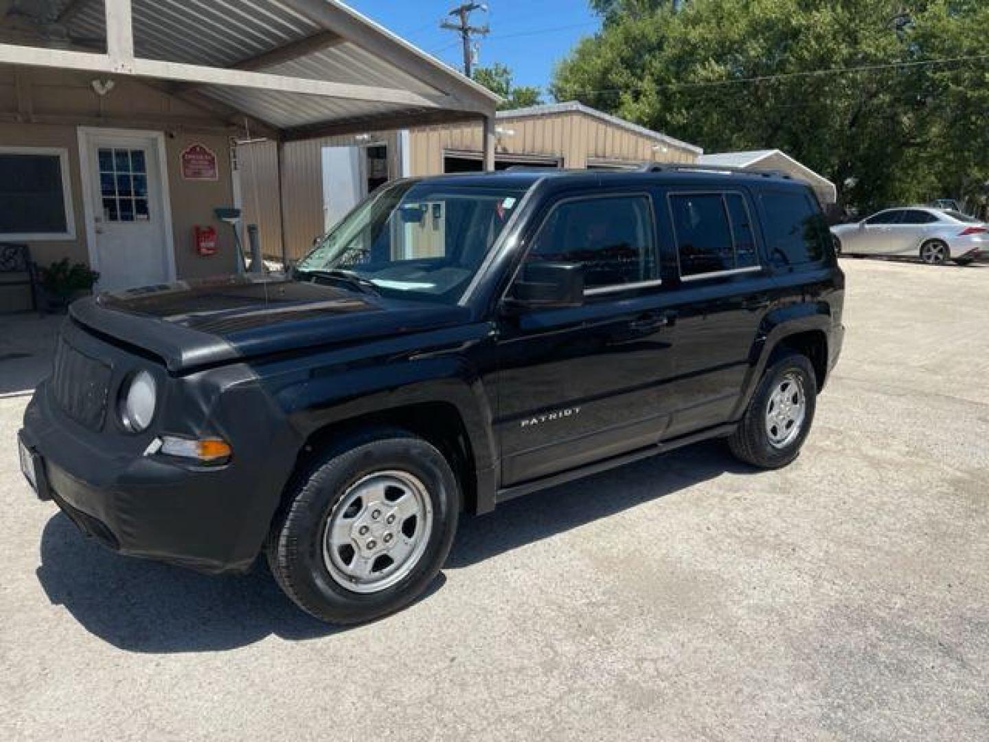 2014 BLACK JEEP PATRIOT SPORT (1C4NJPBA5ED) with an 2.0L engine, Continuously Variable transmission, located at 124 Elm St., Cibolo, TX, 78108, (210) 658-3118, 29.559427, -98.232384 - Photo#0