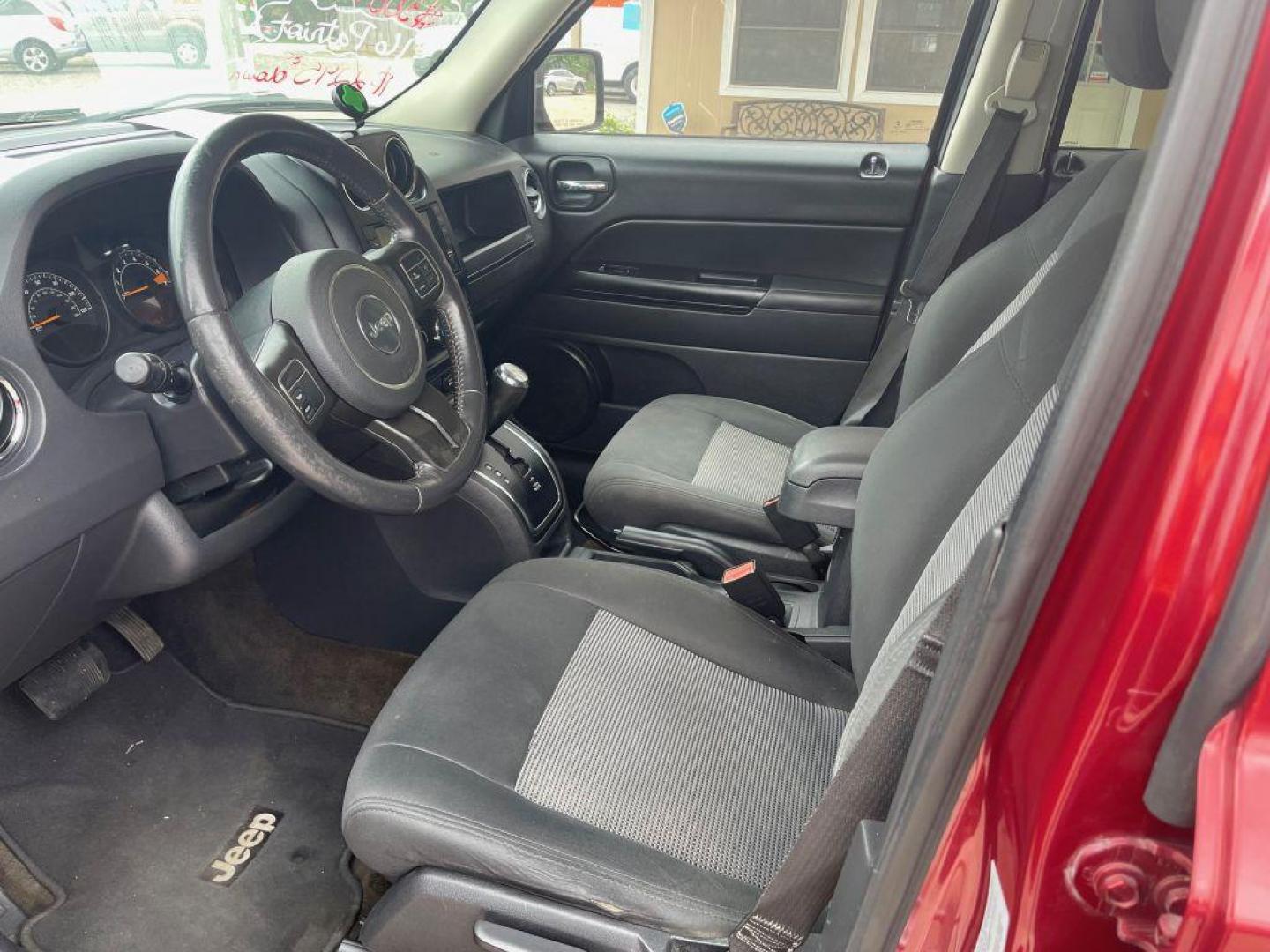 2016 MAROON JEEP PATRIOT LATITUDE (1C4NJPFB0GD) with an 2.4L engine, Continuously Variable transmission, located at 124 Elm St., Cibolo, TX, 78108, (210) 658-3118, 29.559427, -98.232384 - Photo#1