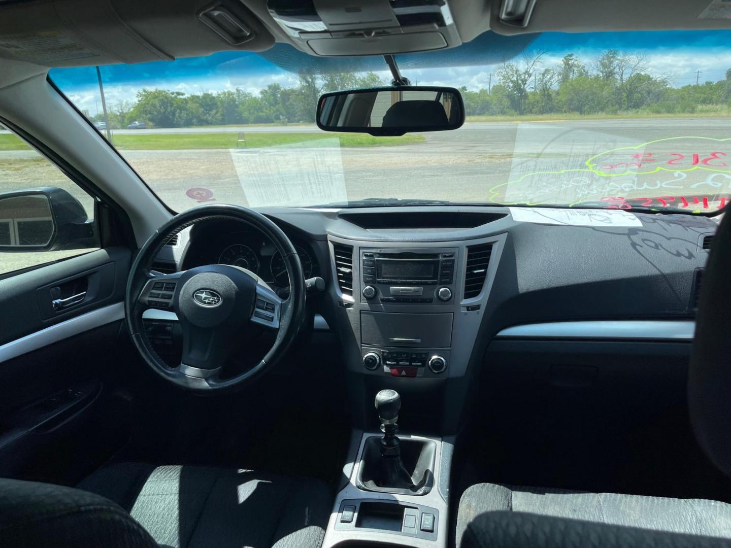 2012 BLUE SUBARU OUTBACK 2.5I PREMIUM (4S4BRBCCXC1) with an 2.5L engine, 5-Speed Manual transmission, located at 124 Elm St., Cibolo, TX, 78108, (210) 658-3118, 29.559427, -98.232384 - www.discountautoscibolo.com TEXT QUESTIONS TO 210-900-3118 35 MONTHLY PAYMENTS OF $295 WITH $1495 DOWN AND FINAL ODD PAYMENT OF $64.18 W/FIRST PAYMENT DUE 30 DAYS FROM DATE OF SALE. ** NO WARRANTY, SOLD AS IS ** 36 MO'S TERM W/ 22.41 APR and TITLE TRANSFER FEE OF $195 DUE - Photo#4