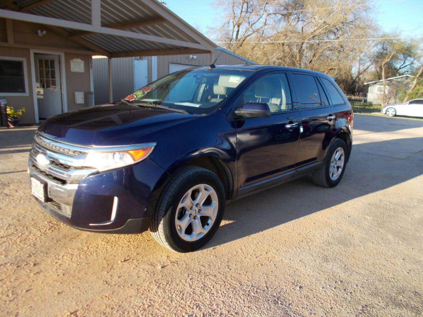 2011 BLUE FORD EDGE SEL SEL (2FMDK4JC2BB) with an 3.5L engine, Automatic transmission, located at 124 Elm St., Cibolo, TX, 78108, (210) 658-3118, 29.559427, -98.232384 - Photo#0