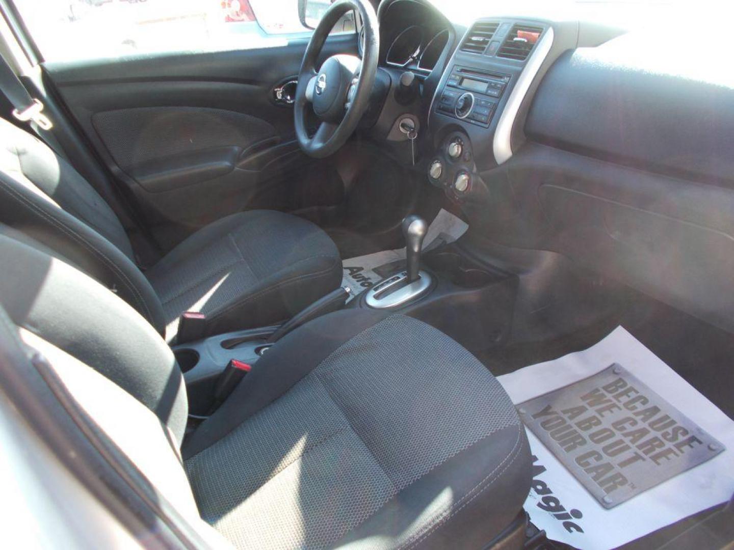 2014 SILVER NISSAN VERSA S (3N1CN7APXEL) with an 1.6L engine, Continuously Variable transmission, located at 124 Elm St., Cibolo, TX, 78108, (210) 658-3118, 29.559427, -98.232384 - www.discountautoscibolo.com TEXT QUESTIONS TO 210-900-3118 35 MONTHLY PAYMENTS OF $230 WITH $1495 DOWN AND FINAL ODD PAYMENT OF $187.35 W/FIRST PAYMENT DUE 30 DAYS FROM DATE OF SALE. ** NO WARRANTY, SOLD AS IS ** 36 MO'S TERM W/ 22.40 APR and TITLE TRANSFER FEE OF $195 DU - Photo#7