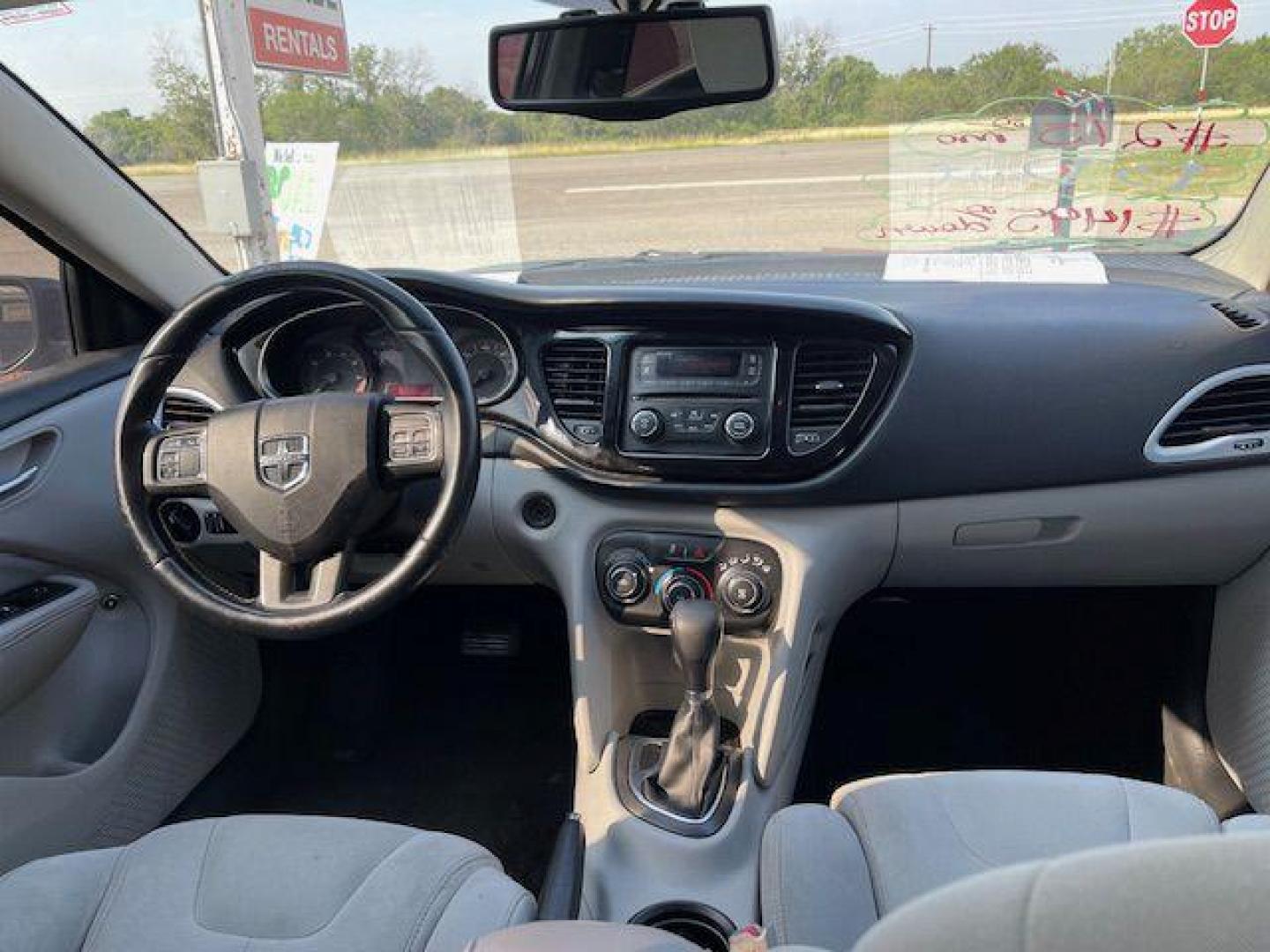 2013 BLACK DODGE DART SXT (1C3CDFBA7DD) with an 2.0L engine, Automatic transmission, located at 124 Elm St., Cibolo, TX, 78108, (210) 658-3118, 29.559427, -98.232384 - Photo#6