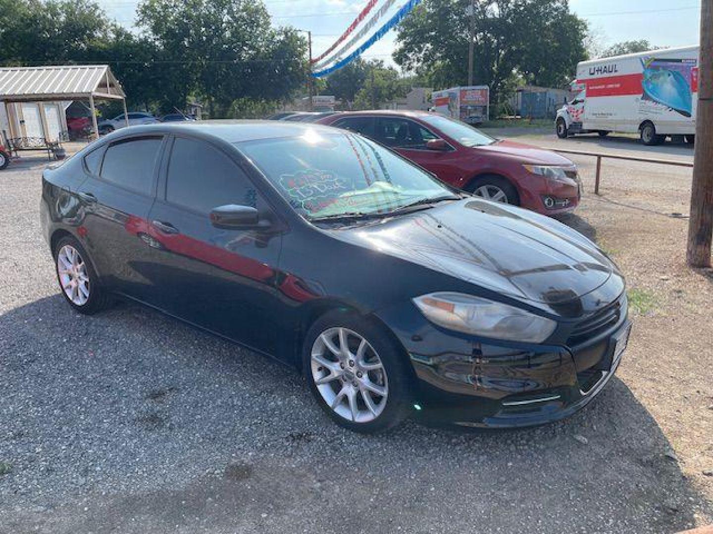 2013 BLACK DODGE DART SXT (1C3CDFBA7DD) with an 2.0L engine, Automatic transmission, located at 124 Elm St., Cibolo, TX, 78108, (210) 658-3118, 29.559427, -98.232384 - Photo#8