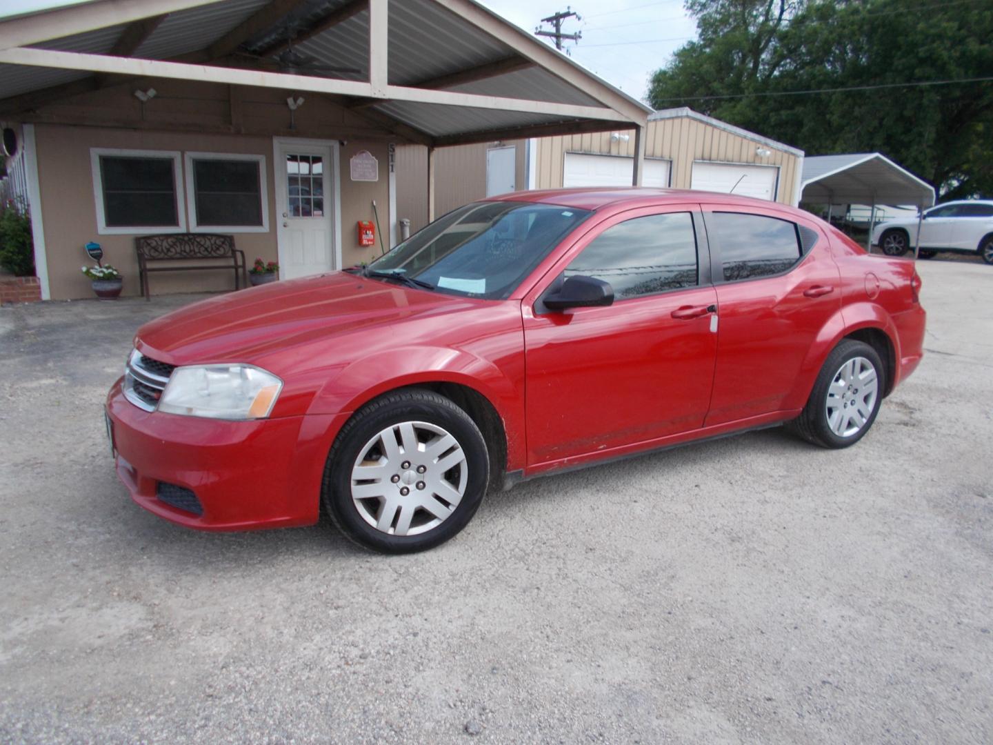 2014 RED DODGE AVENGER SE (1C3CDZAB4EN) with an 2.4L engine, Automatic transmission, located at 124 Elm St., Cibolo, TX, 78108, (210) 658-3118, 29.559427, -98.232384 - Photo#0